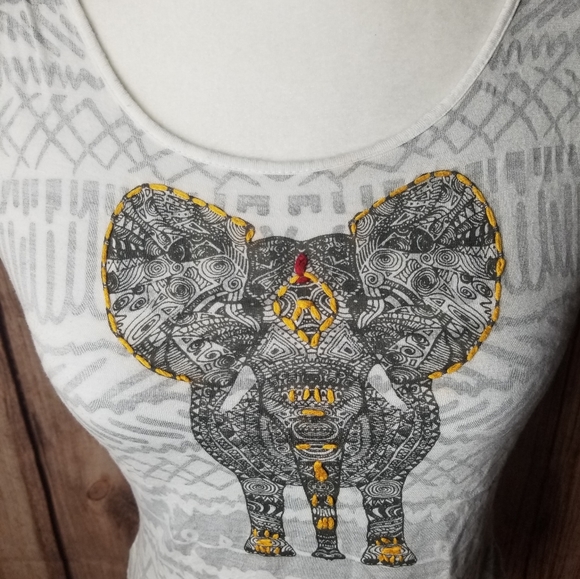 Bombay Paisley sleeveless boho top size XS - Picture 3 of 6